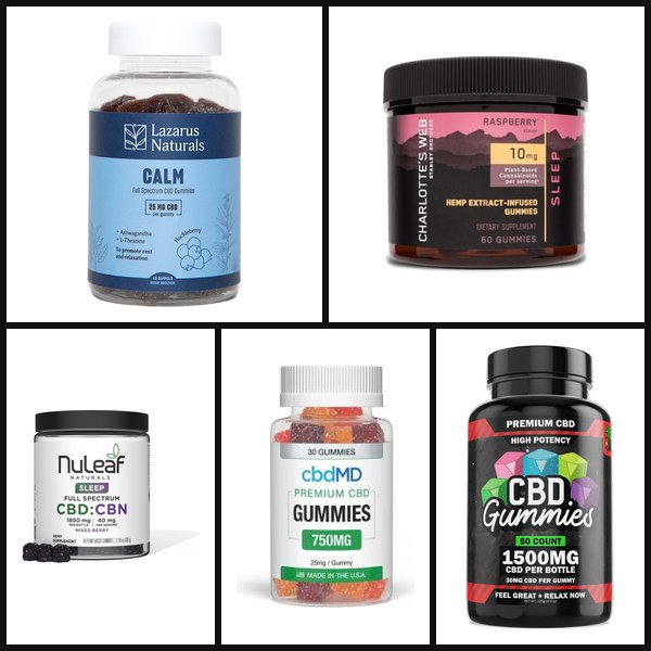 Best CBD gummies: Lazarus Naturals, Charlotte's Web, NuLeaf Naturals, cbdMD and Hemp Bombs